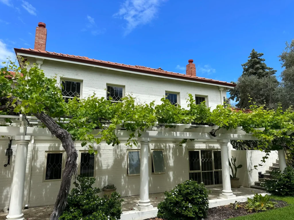 Residential window cleaning at a Cottesloe property, Perth